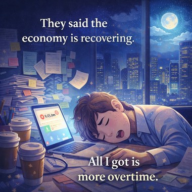 薪费复苏 只剩加班