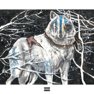 暴雪里的狼(Wolf in blizzard)