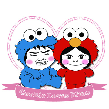 Cookie loves Elmo