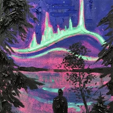 躺在床上看着天空
