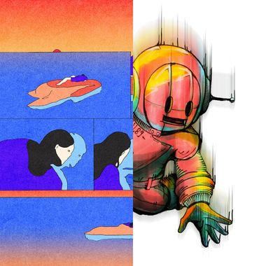 He changes his mind with falling