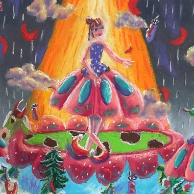 飘在云上的少女