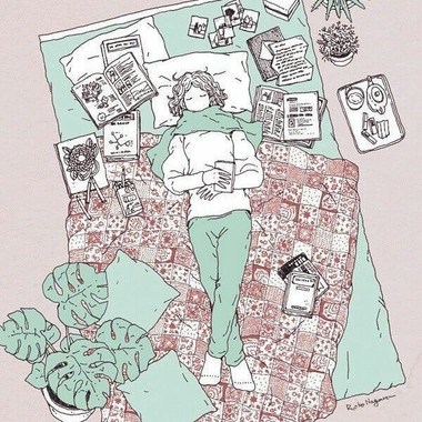 睡