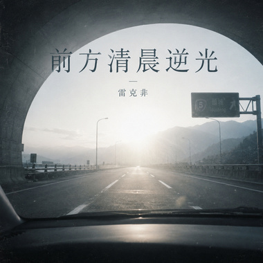 前方清晨逆光