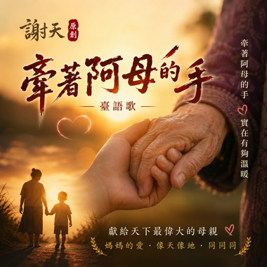 牵著阿母的手