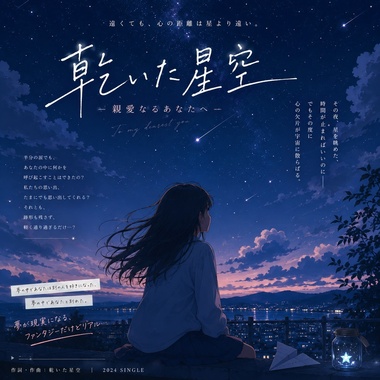 干いた星空