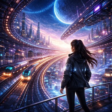 轨道城市的黎明｜Orbit City Lights