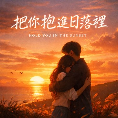 把你抱进日落里