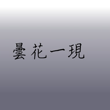 昙花一现