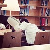 图书馆的打呼妹Snoring Girl in the Library