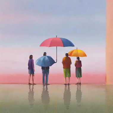 《一人撑伞两人行》作词/史遇春