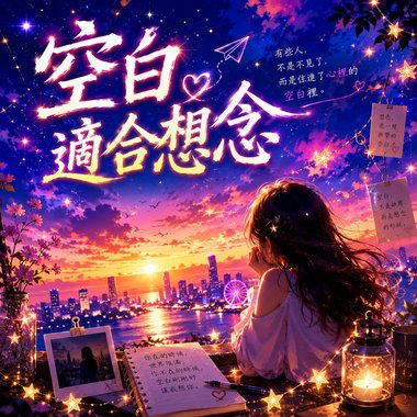 空白适合想念  |   像没写完的一封信件