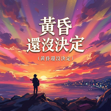 黄昏还没决定   |   该向哪片天倾斜
