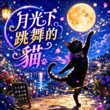 月光下跳舞的猫 |  用灵魂拥抱夜的味道  |