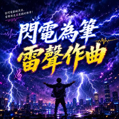 闪电为笔，雷声作曲
