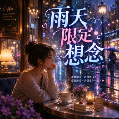 雨天限定想念 ｜ 偏偏雨声一响 你就靠进耳边