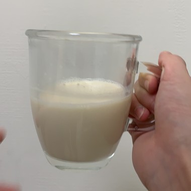豆浆结块