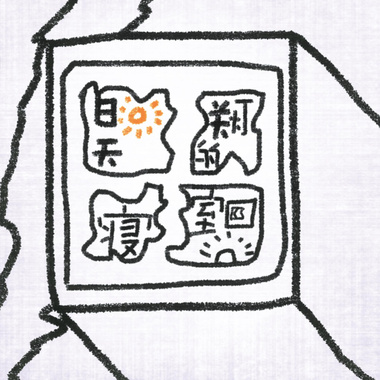 白天关灯的寝室