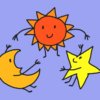 太阳月亮星星