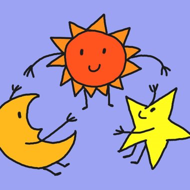 太阳月亮星星
