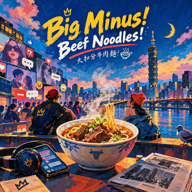 Big Minus! Beef Noodles!大扣分牛肉面！🍜🌛 (version2)
