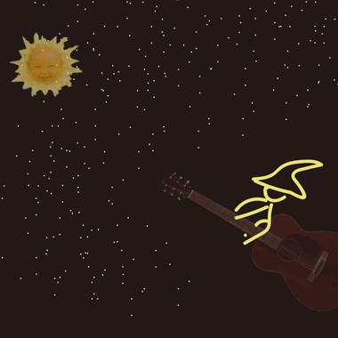 戴紫色毛帽的外星人