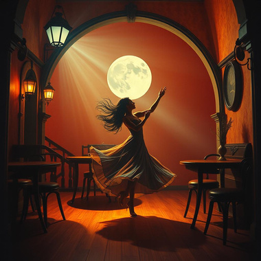 内有二犬 《月光下独舞森巴》