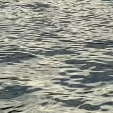 Sparkles on the river