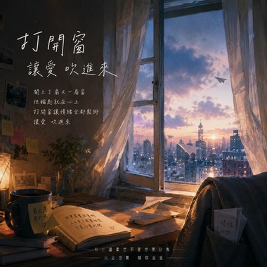 慢慢打开窗