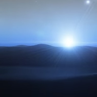 蓝色夕阳 (Blue Sunset)