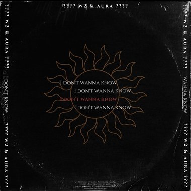 I don't wanna know (feat.W2)