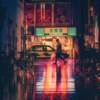strolling at night