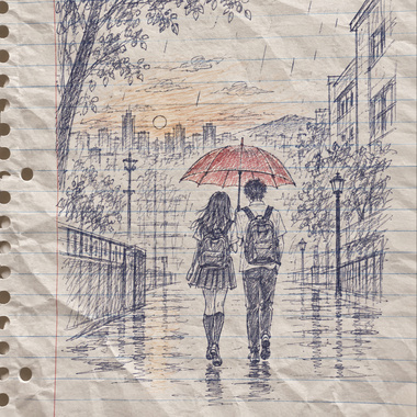 两个人的雨伞