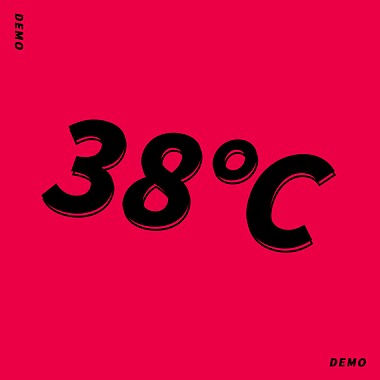 38℃(demo)