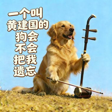 一个叫黄建国的狗会不会把我忘记