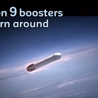 (2021-05)Music for SpaceX - Falcon Heavy and side boosters