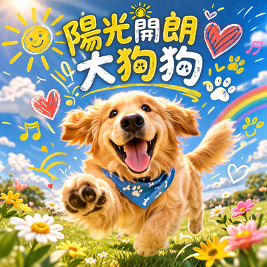阳光开朗大狗狗